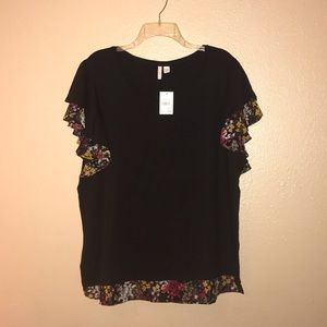 Est. 1946 south beach ideal black flowers ruffle